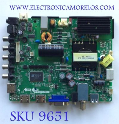 MAIN FUENTE PARA TV WESTINGHOUSE / NUMERO DE PARTE NUMERO DE PARTE / TP.MS3393.PB851 / H15041042-0A04523 / PANEL T500HVN07.4 / DISPLAY V500HJ1-PE8 / MODELO WD50FX1120